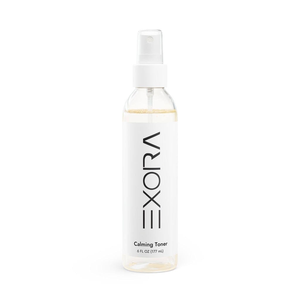 'EXORA' Calming Toner bottle on a white background