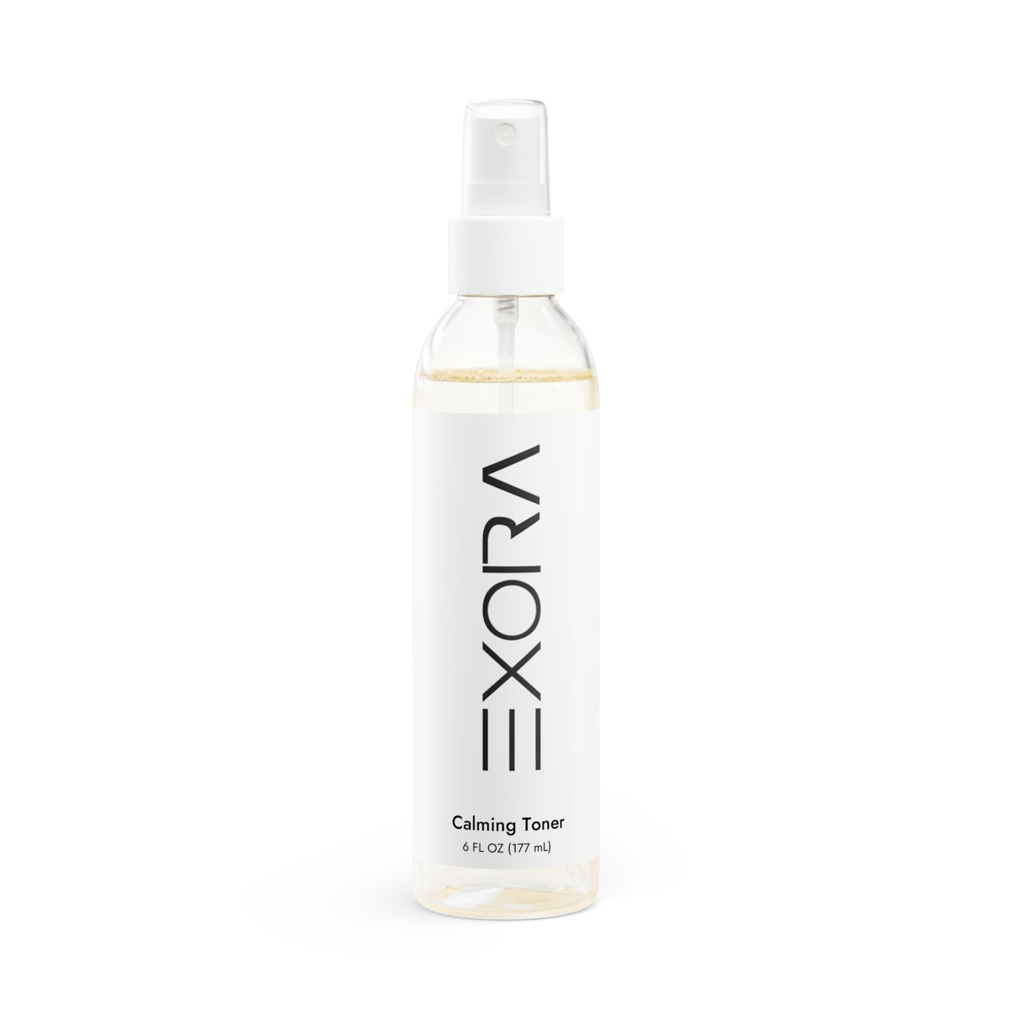 'EXORA' Calming Toner bottle on a white background