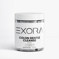 Jar of Exora Colon Gentle Cleanse on a white background