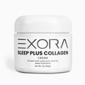 Exora Sleep Plus Collagen Cream jar on a white background