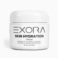 Exora Skin Hydration Cream jar on a white background