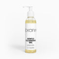 Bottle of Exora Gentle Cleansing Gel on a white background