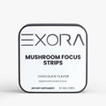 Exora Mushroom Focus Strips packaging on a white background