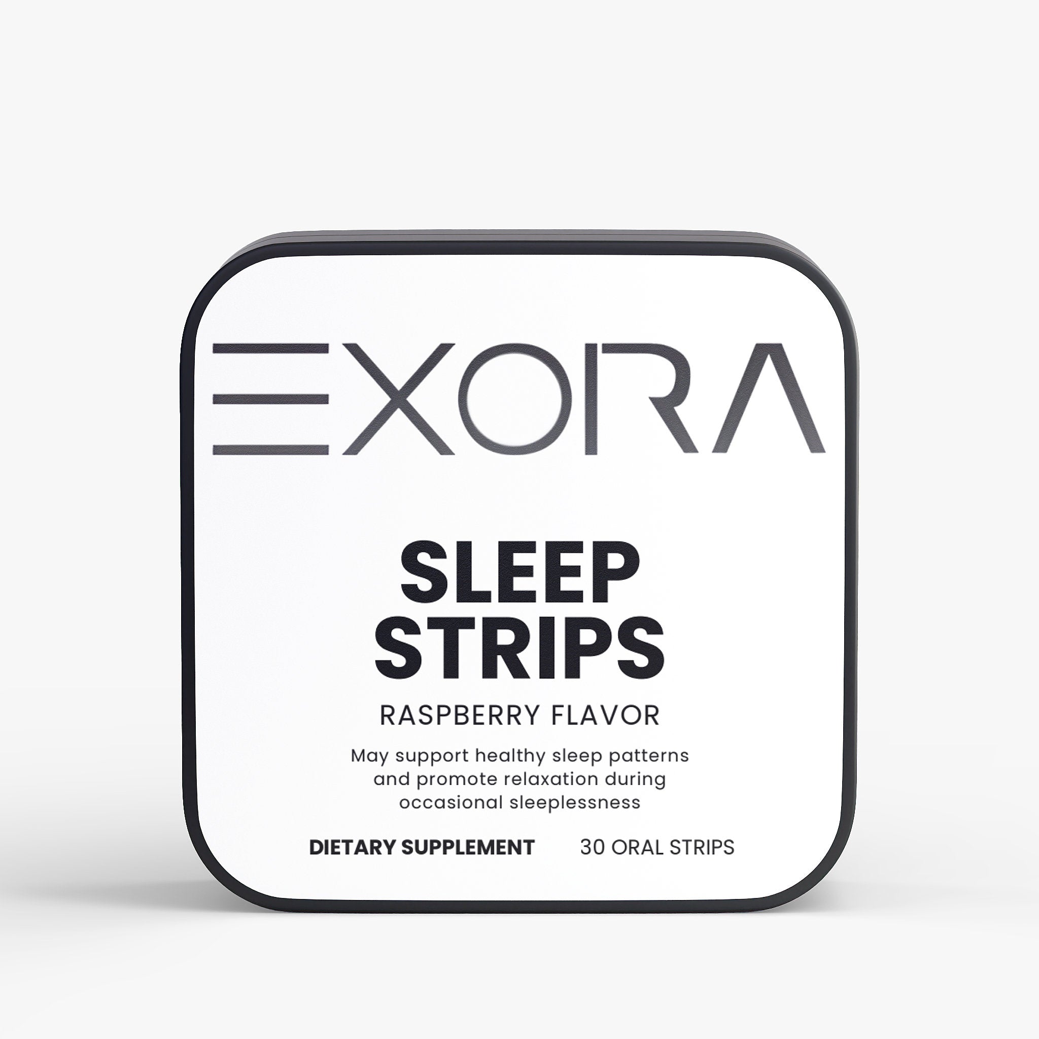 Exora Sleep Strips packaging on a white background