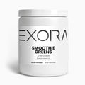 Exora Smoothie Greens supplement container on a white background